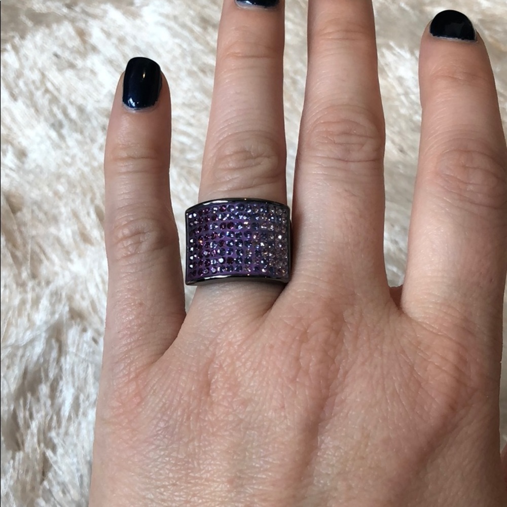 Purple Studded Ring
